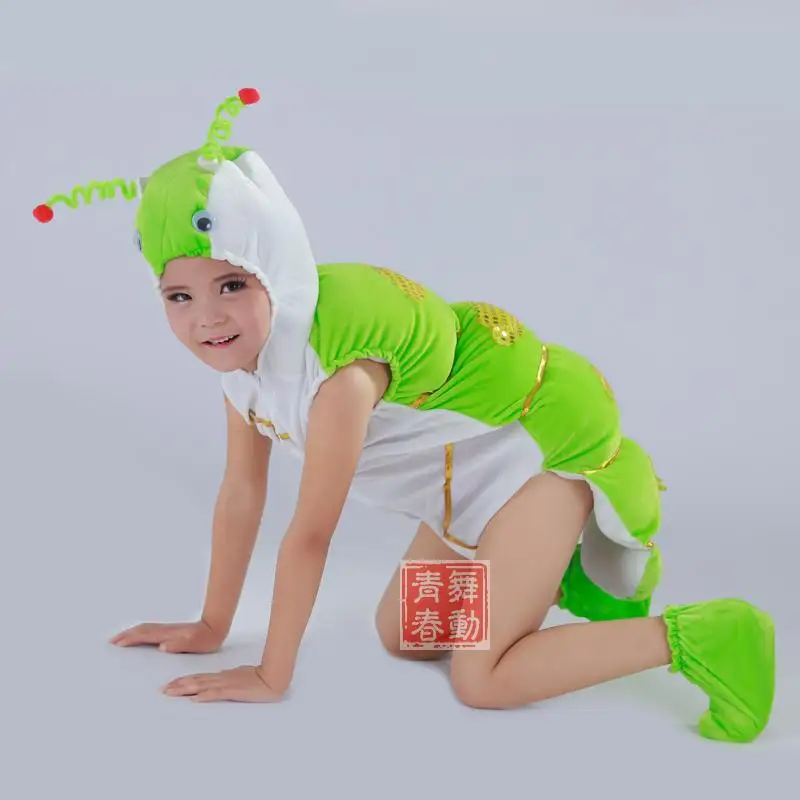 Children Insect Cosplay Clothing Insect Costumes Jumpsuit 90150cm S