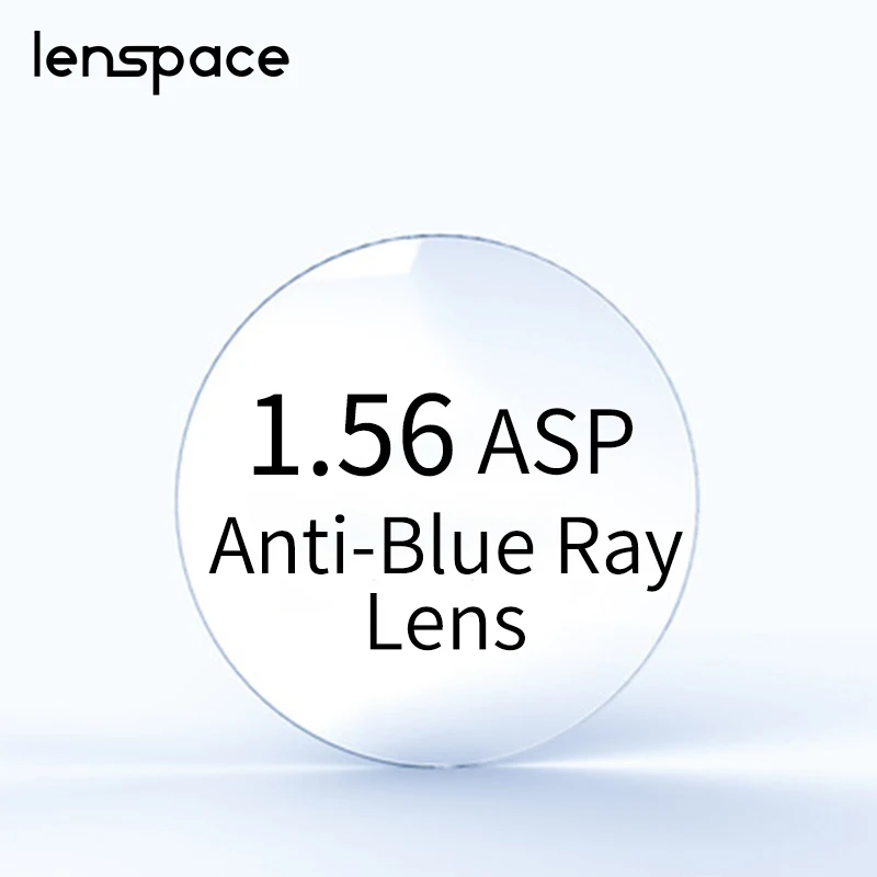 

1.56 1.61 1.67 Anti-Blue Ray Single Vision Aspheric Optical Lenses Prescription Vision Correction Computer Reading Lens