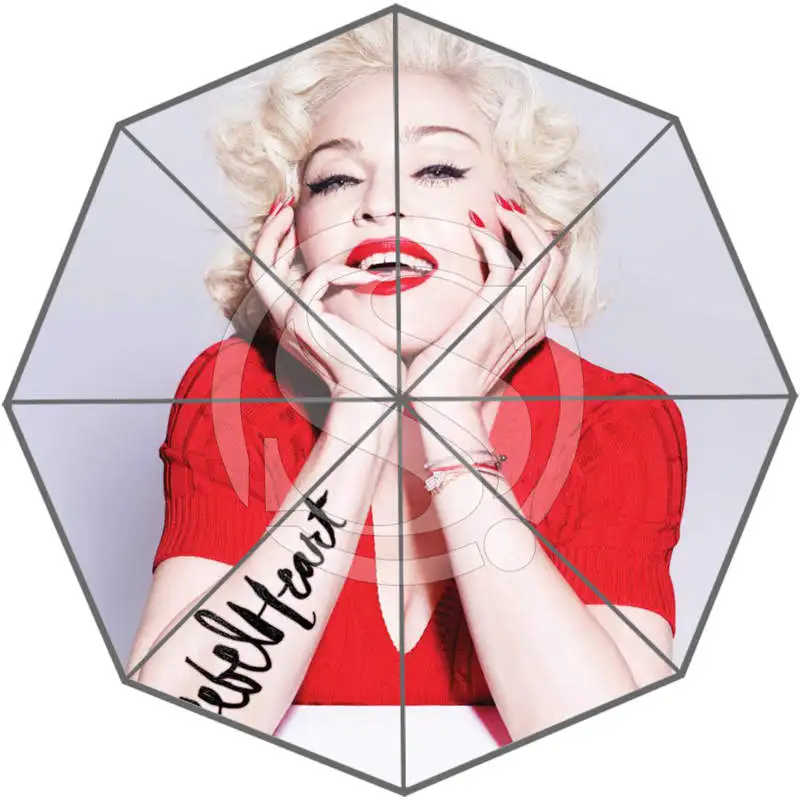 

Hot Custom Madonna Nice Cool Design Portable Fashion Stylish Useful Foldable Umbrella Free Shipping SQ0608-MD89