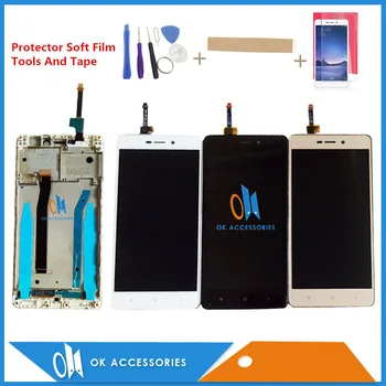 

5.0 Inch For Xiaomi Redmi3 Redmi 3 3S 3Pro 3 Pro LCD Display Touch Screen Digitizer Assembly With Frame Black White Gold Color