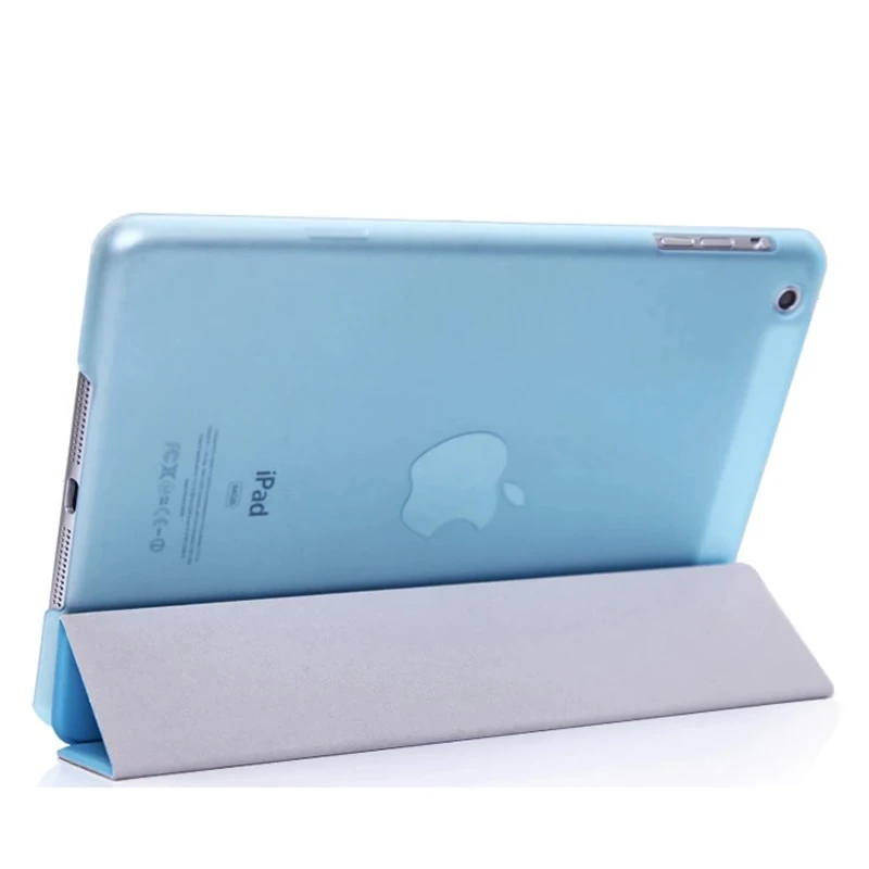Ультра тонкий прозрачный назад Магнитная чехол для нового IPad 9 7 2017 2018 A1822 Смарт