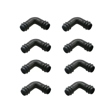 

8pcs/lot Barbed Drip Elbow Pipe 90 Degree Layout Poly Tubing Dripline Fittings Micro Jet 16mm,20mm,25mm,32mm