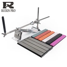 [ВИДЕО] ruixin pro Сталь профессиональная точилка для ножей инструмент заточка машина кухонные аксессуары шлифовальное устройство бар алмаз