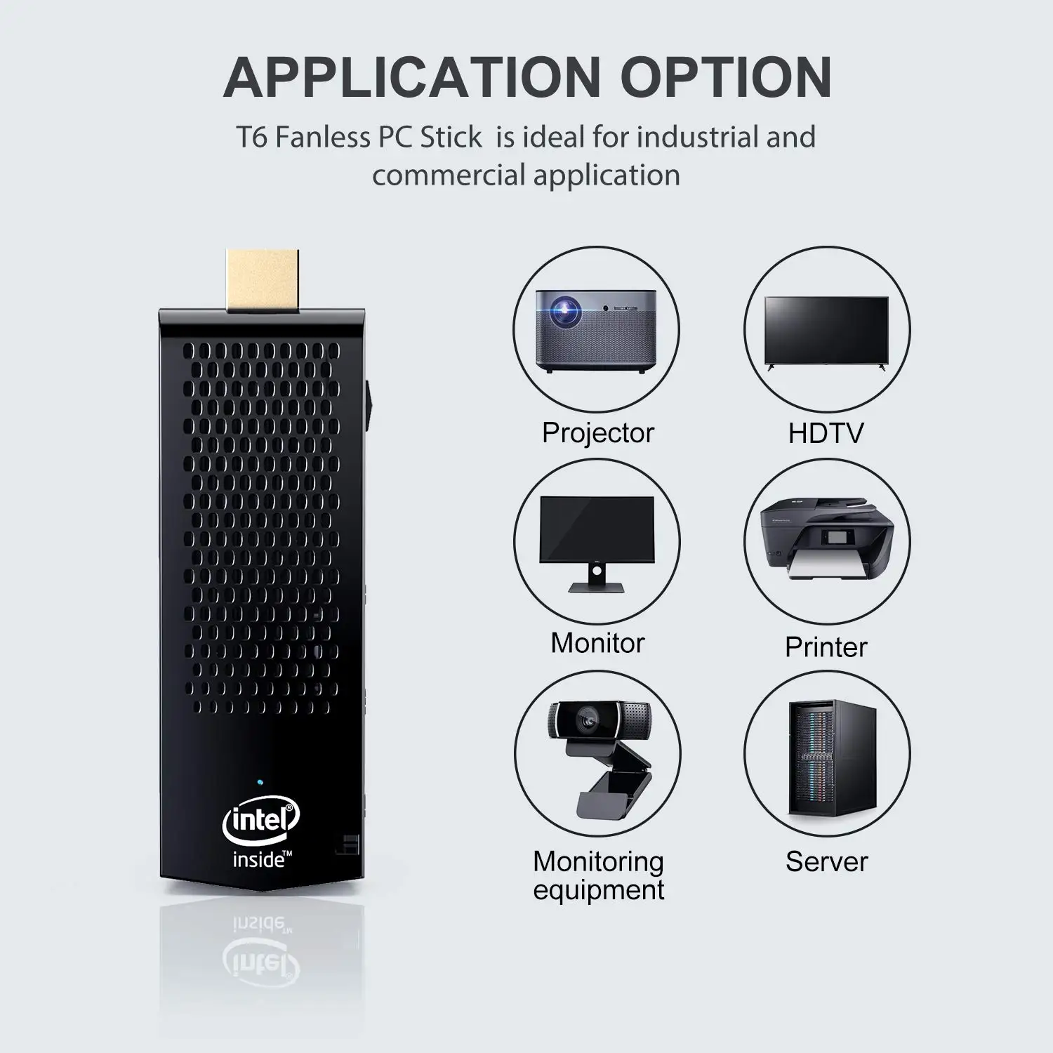 T6 PC Stick Mini PC Stick Z8350 Fanless Intel palo Windows 10 Pro 2 GB 4 GB 32 GB 64 GB 2,4G/5G WiFi BT 4,0 integrada 4 K T6 PC Stick Mini PC Stick Z8350 Fanless Intel palo Windows 10 Pro 2 GB 4 GB 32 GB 64 GB 2,4G/5G WiFi BT 4,0 integrada 4 K
