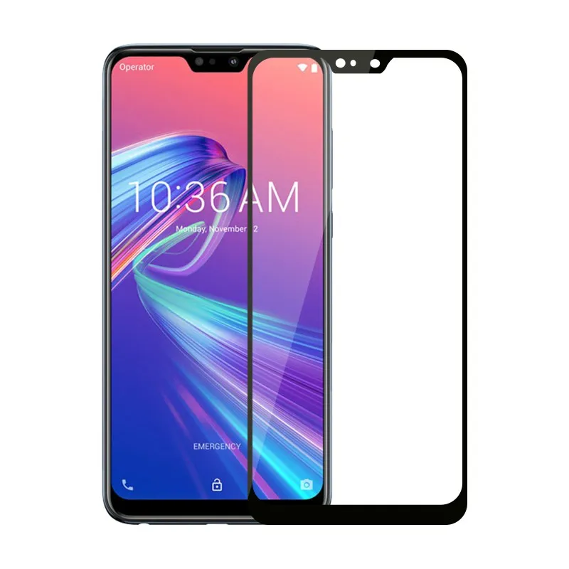 

Full Coverage Tempered Glass Cover Film For ASUS Zenfone max pro 2 ZB631KL 6.3''Screen Protector For Zenfone max pro 2 ZB631KL