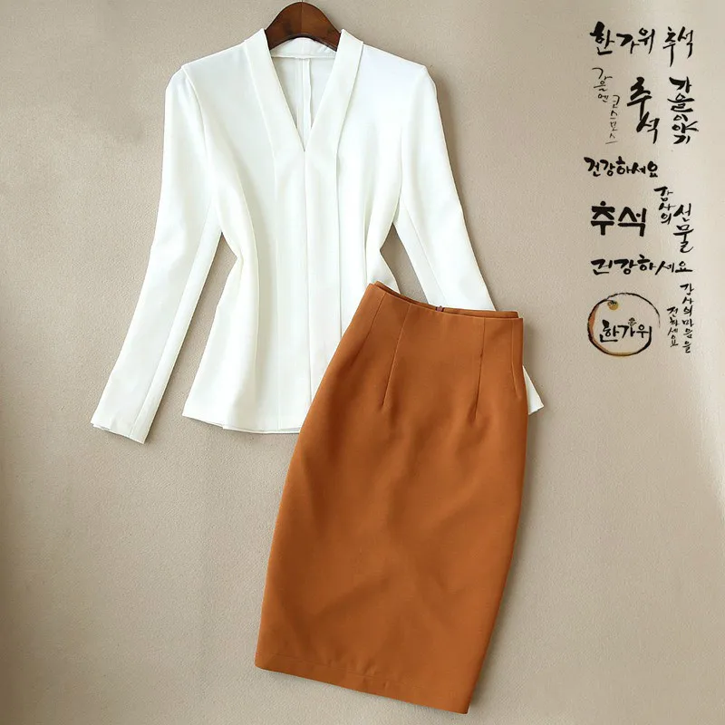 

New Korean 2 Piece Sets Women Outfits Sweatsuits for Women Clothes Tweed Set Velour Plus Size 2 Piece Set Women Skirt and Top