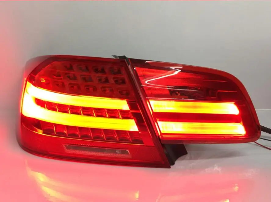 Video show One set 4PCS Car Styling for BMW E92 Taillights 20072011