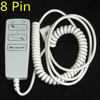 

8 Pin Electric Adjustable Electric Massage / Hospital Bed Hand Control Lifter / Control