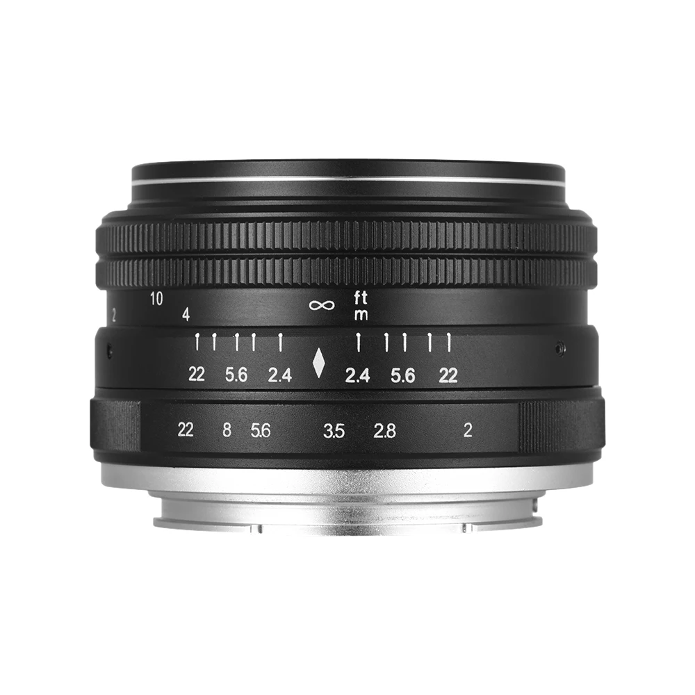 50 мм F/2,0 объектив с фиксированным ручным фокусом для sony E Mount беззеркальная камера A6500 A9 A6300 A6000 A5100 A5000 NEX7 NEX6 NEX5N NEX5R