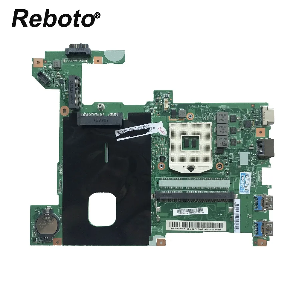 

Reboto High quality For lenovo G580 Laptop Motherboard PGA989 LG4858L HM76 MB 100% Tested Fast Ship