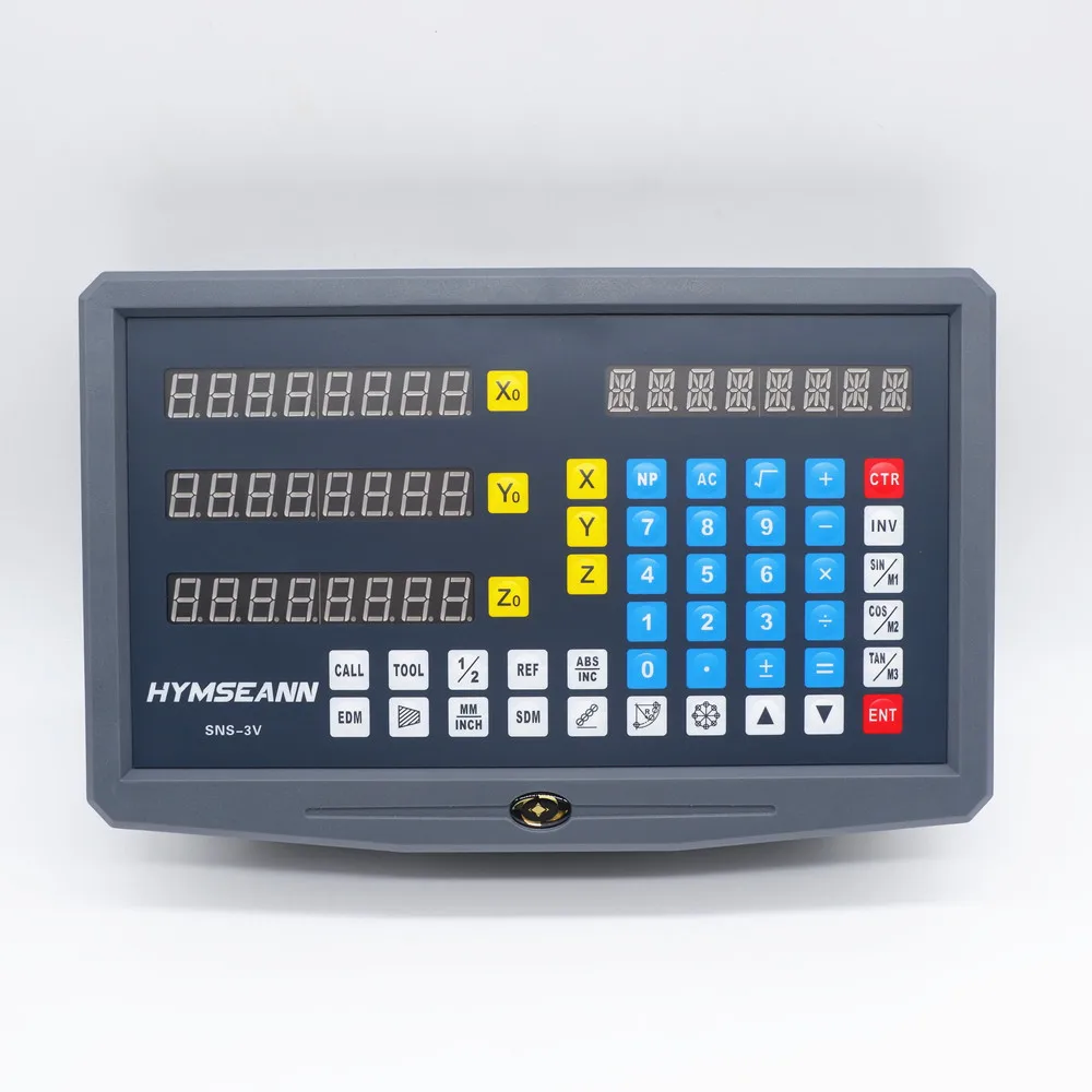 SNS-3V токарно-фрезерный станок DRO цифровой индикации Комплект AC110V/220 V дисплей и 3 шт. 0-1000 мм линейная шкала кодер