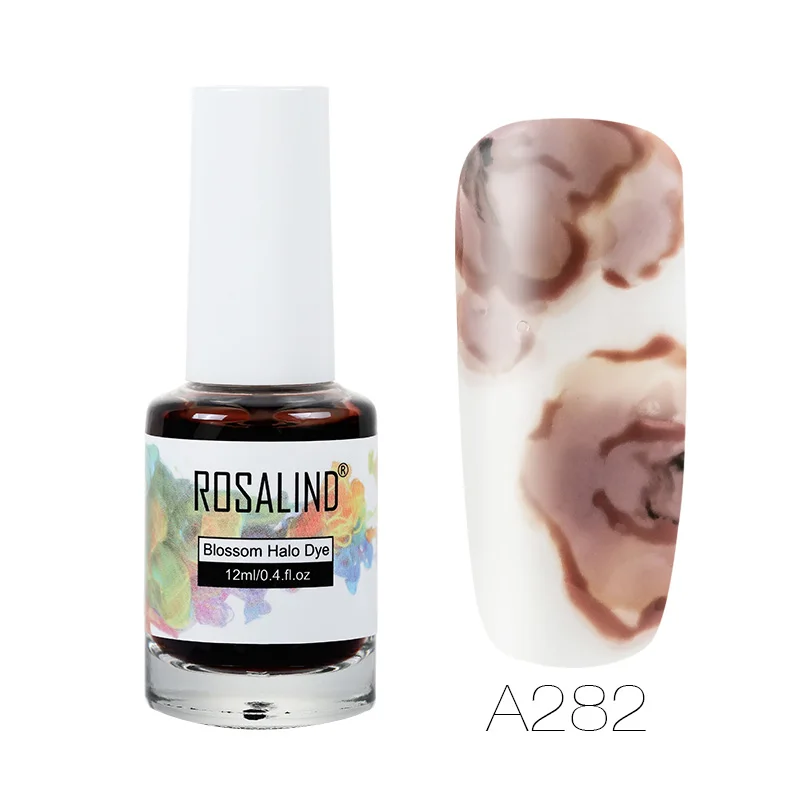 12 цветов для женщин Rosalind Nail Art Iink Smudge Liquid удобная чистка от быстросохнущего нетоксичного лака для ногтей 998 - Цвет: as show