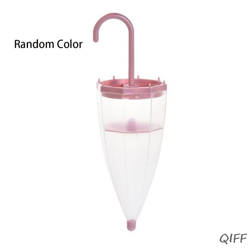 

Cute Mini Umbrella Shaped Hanging Desiccant Bag Moisture Absorbers Box Household Replaceable Mildew Proof Wardrobe Dehumidifier