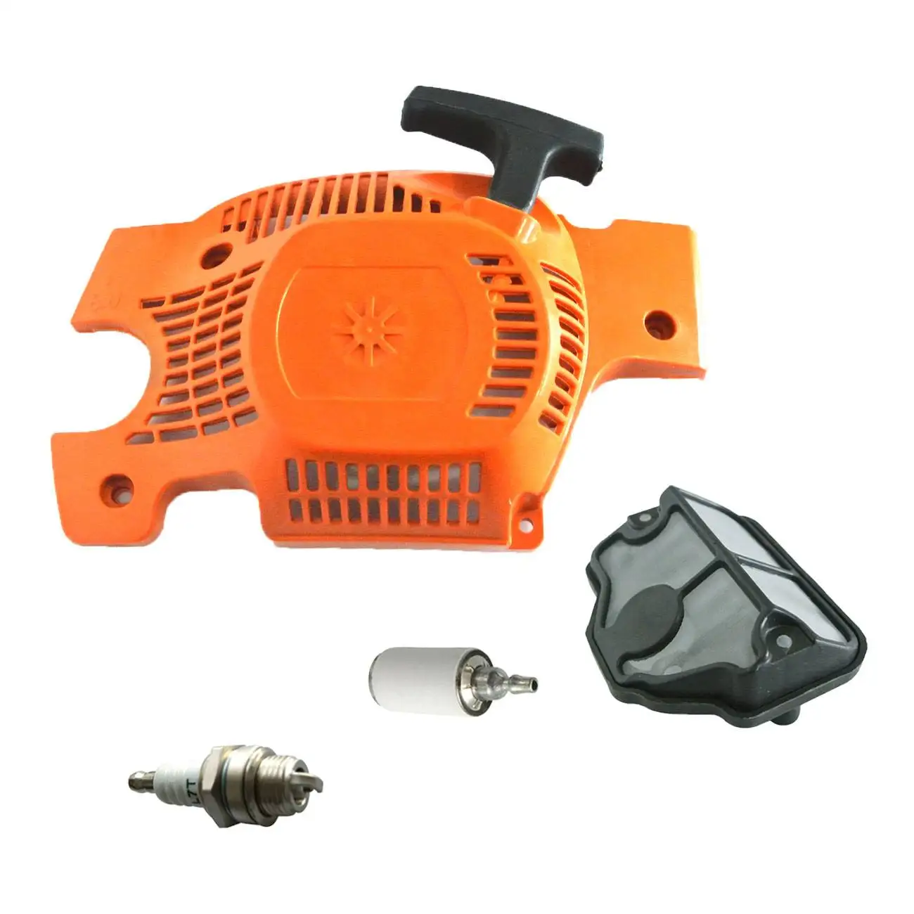 Recoil Pull Start Starter w/ Air Fuel Filter Fit Husqvarna 137 141 142 Brand New 3