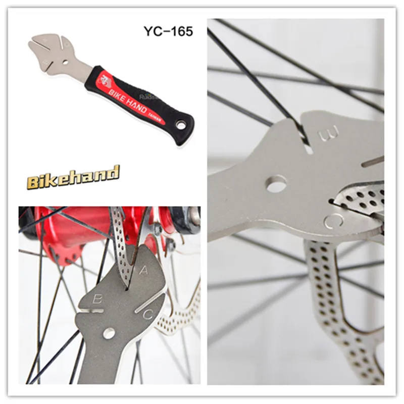 BIKEHAND MTB bicycle disc brake correction tool bicycle brake disc adjuster from road bike disc correction tool repair tools