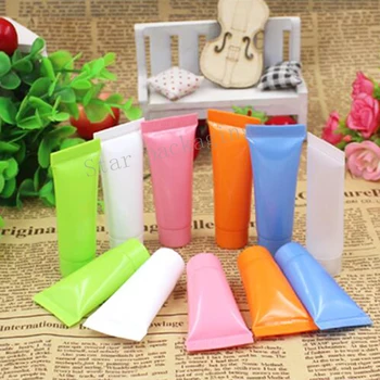 

100pcs 5ml Empty Soft Tube For Cosmetics Packaging,Sample 5g Lotion Cream Plastic Bottles,Unguent Containers Tube squeeze
