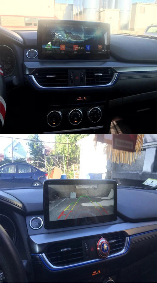 Perfect ELANMEY premium car multimedia player gps navigation for Mazda 6 2017-2018 android 8.0 autoradio headunits tape recorder stereos 5