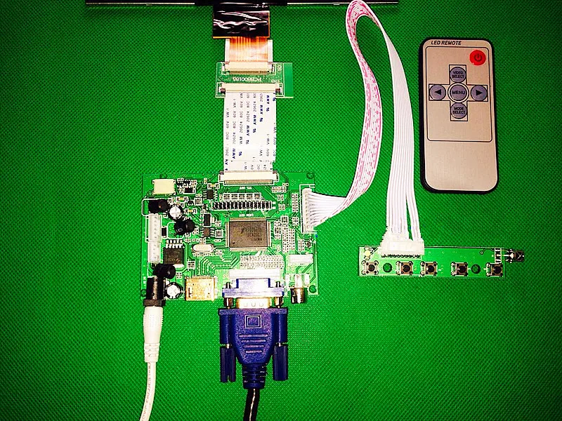 HDMI/VGA/AV плата управления драйвером+ " дюймовый HJ080IA-01E 1024*768 ips ЖК-дисплей высокой четкости для Raspberry Pi