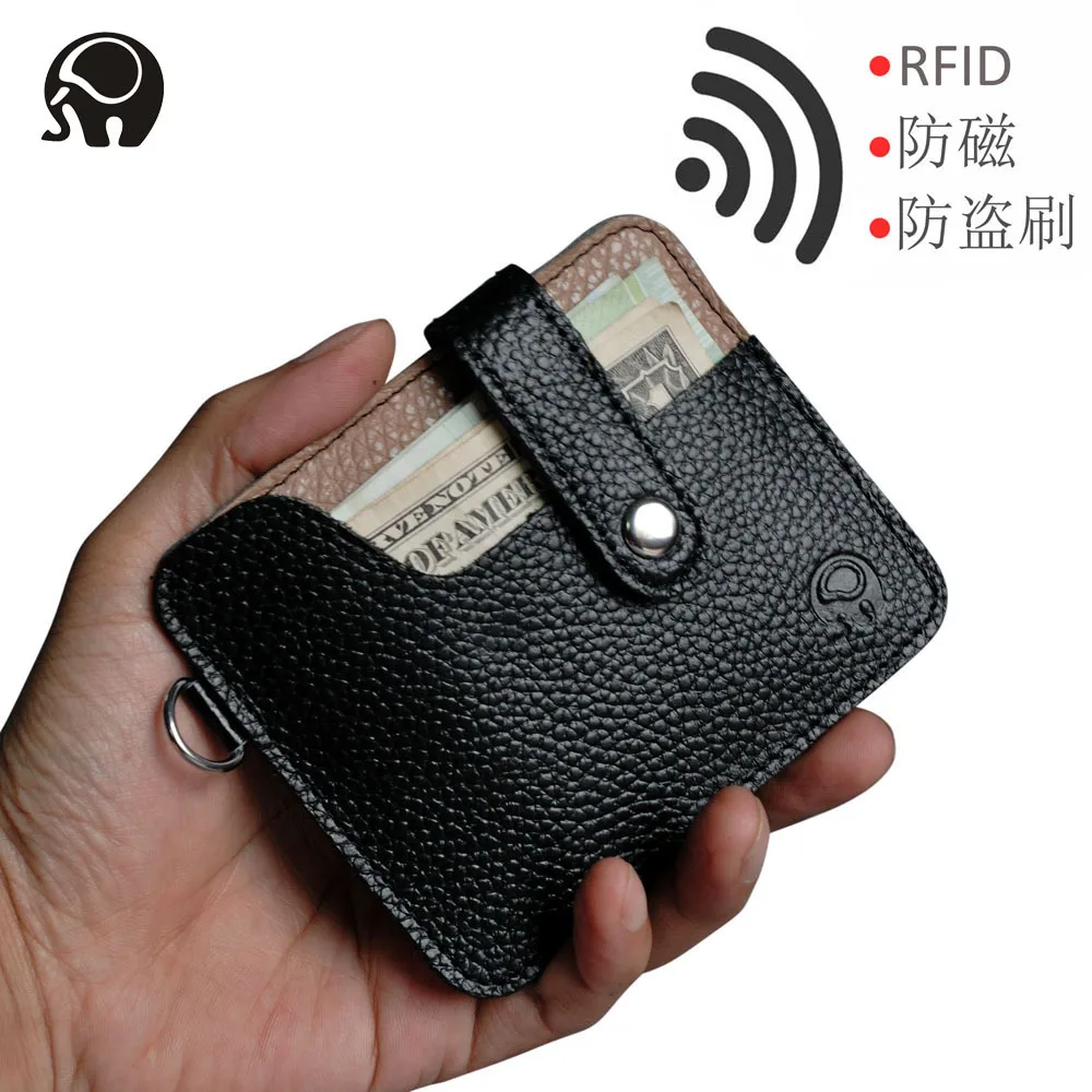 Тонкий мягкий кошелек из натуральной кожи мини-кредитный карточный кошелек бумажник держатель для карт s мужской кошелек тонкая маленькая сумка для карт держатель для кредитных карт