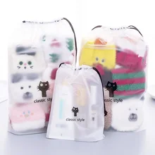 Водонепроницаемый посылка обувной Органайзер с карманами, который крепится на организовать мешок из нетканого полотна рисовать карманами, на завязках, сумки для туалетных принадлежностей, сумка чехол 2 стиля