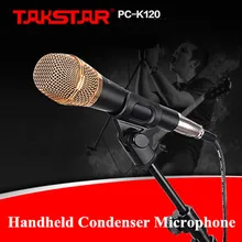 100% Original Takstar PC-K120 Handheld Condenser Microphone Professional Microphones for Network K Songs Computer Recording MIC