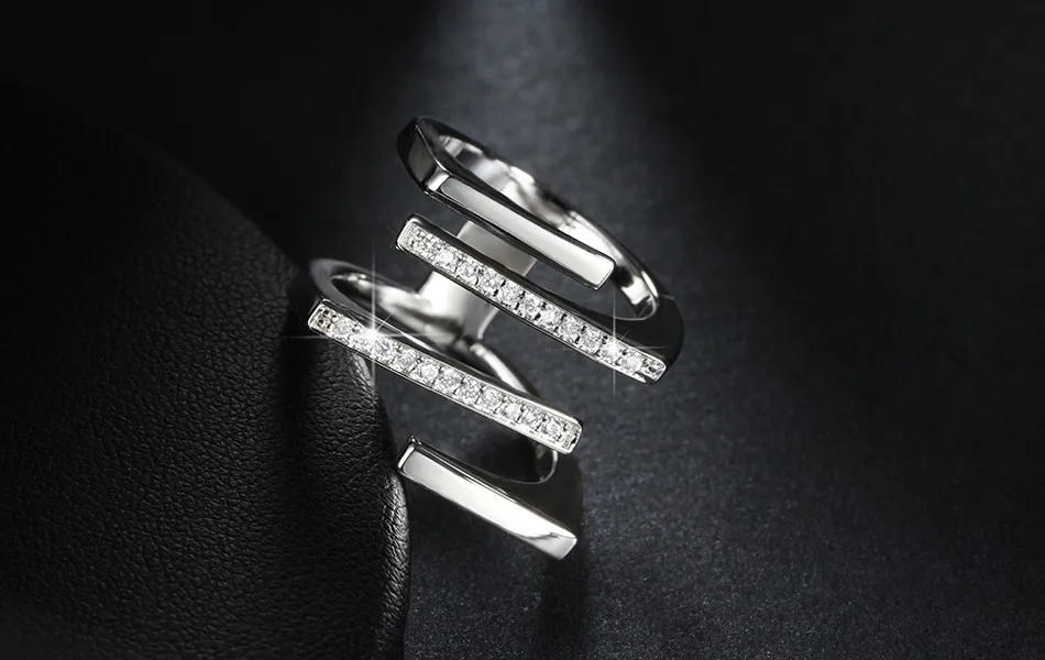 Effie queen привлекательный дизайн женские хрустальные CZ обручальные коктейльные кольца для женщин циркониевые ювелирные изделия большие кольца на палец DR127