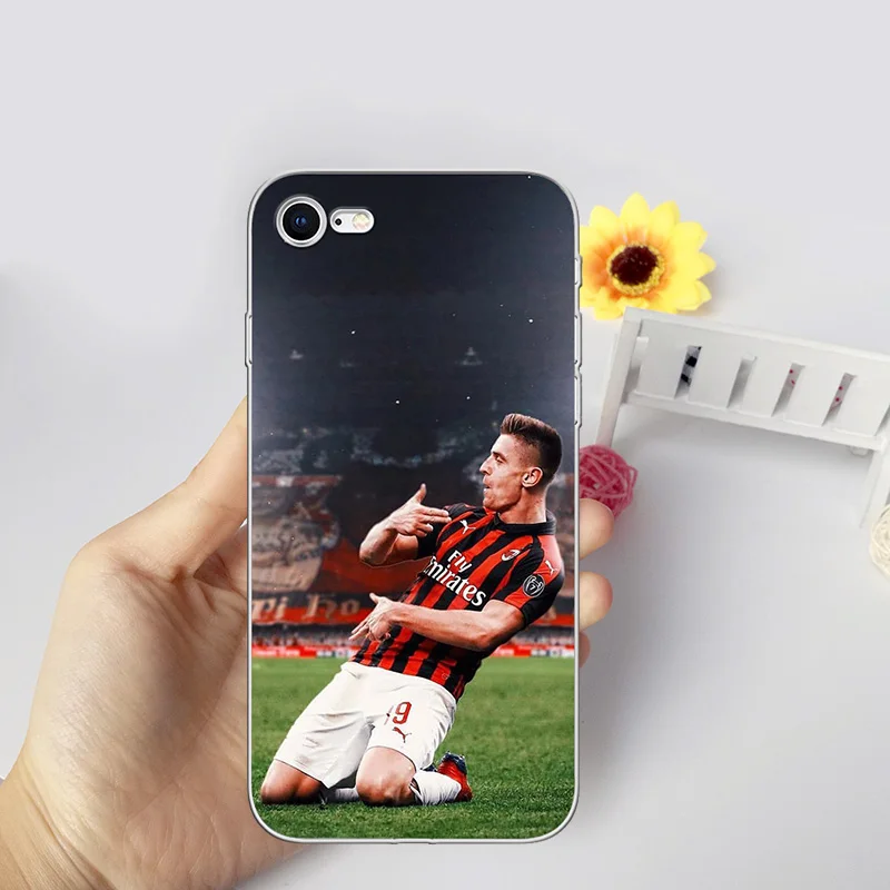 

Poland Robert Lewandowski Krzysztof Piatek Football Soft Phone Cases Cover For iPhone 7 6S 8 6 Plus X XR XS MAX 5S SE 5 Coque