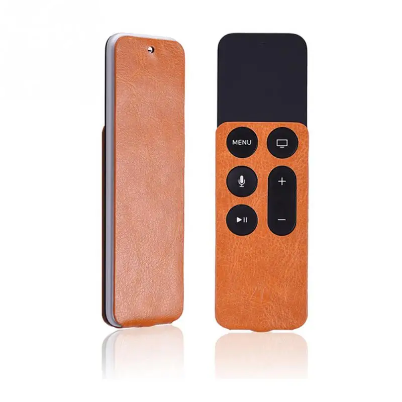 

Orange Remote Control Covers PU Protect Case Skin Cover For Apple TV 4 Remote Control