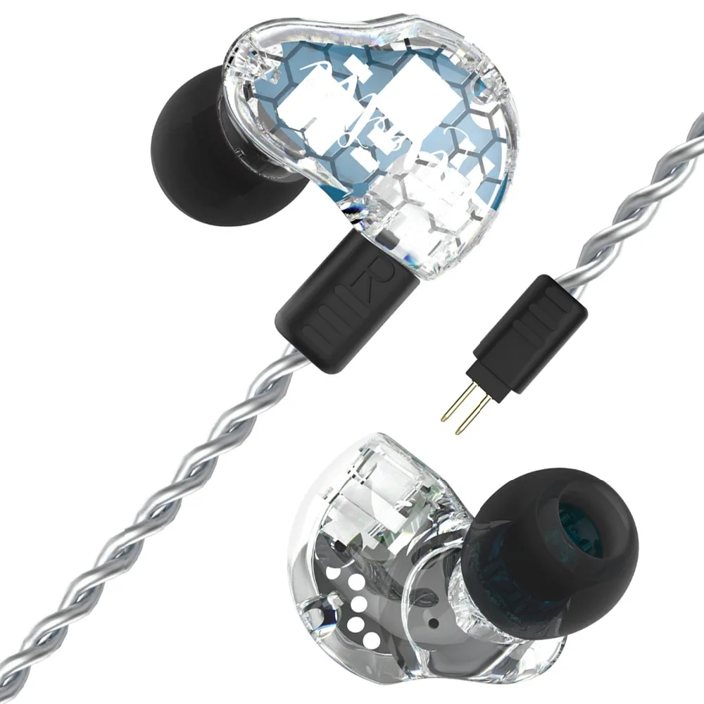 

Newst Revonext RX8S 1DD+2BA Hybrid In Ear Earphone HIFI DJ Monito Running Sport Earphone Earplug Headplug Earbud QT2 QT3 QT5