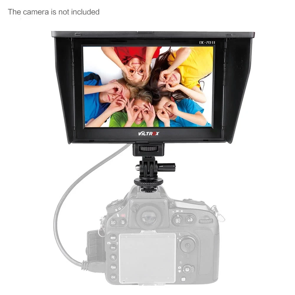 Viltrox 7 ''DC-70 II 1024*600 HD lcd HDMI AV вход камера видеомонитор дисплей поле монитор для Canon Nikon DSLR BMPCC