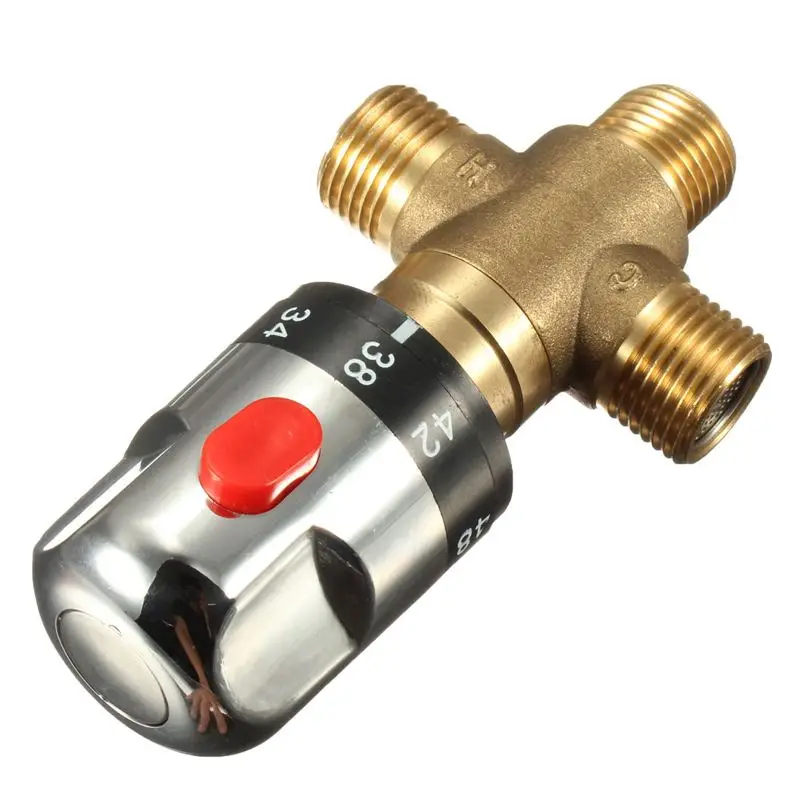 Preise Xueqin Messing Rohr Thermostat Wasserhahn Thermostat Misch Ventil Bad Wasser Temperatur Control Wasserhahn Patronen