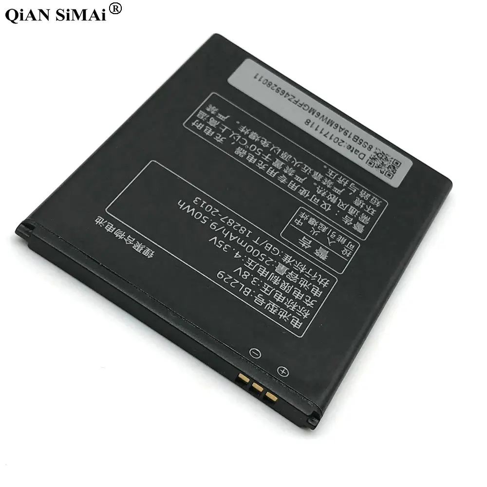 Высококачественный аккумулятор BL 229 BL229 для lenovo A8 A806 A808T 2500 мАч|battery for lenovo|battery