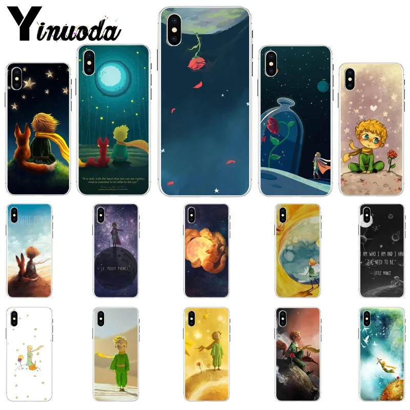 Yinuoda Маленький принц лиса на мятный Мягкий ТПУ чехол для телефона iPhone X XS MAX 6 6s 7 7plus