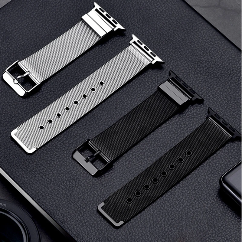 Ремешок Миланская петля из нержавеющей стали для Apple Watch браслет iWatch Series 1 2 3 4 5 38 мм