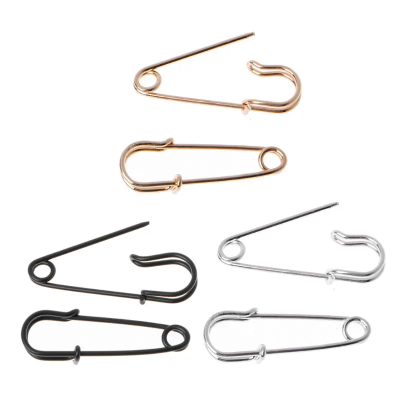 

JAVRICK Cool Punk Hip Hop Safety Pin Shape Stud Earring Ear Threader Fashion Korean Jewelry For Women Girl