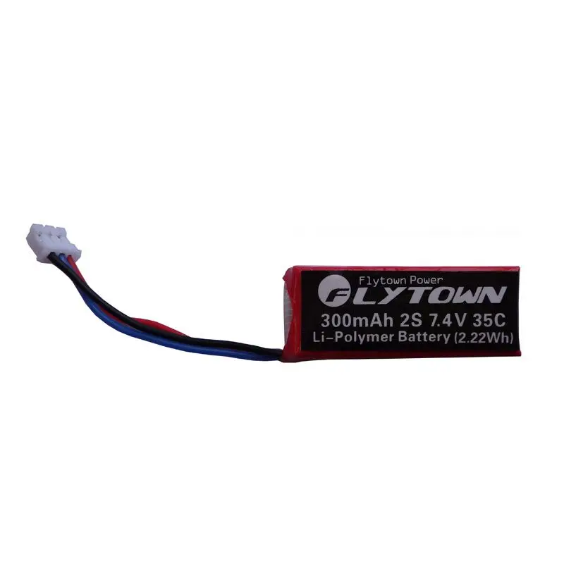 5 шт. Flytown 300mAh 7,4 V 35C-70C Lipo батарея для EFLITE Blade MCPX BL 130X F-27 UMX MIG stryker части для самолетов мини-Гоночная машина