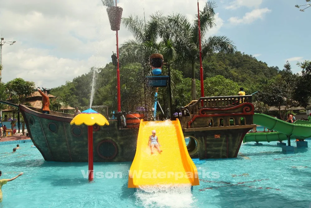 pirate ship with slide vison waterparks (2)