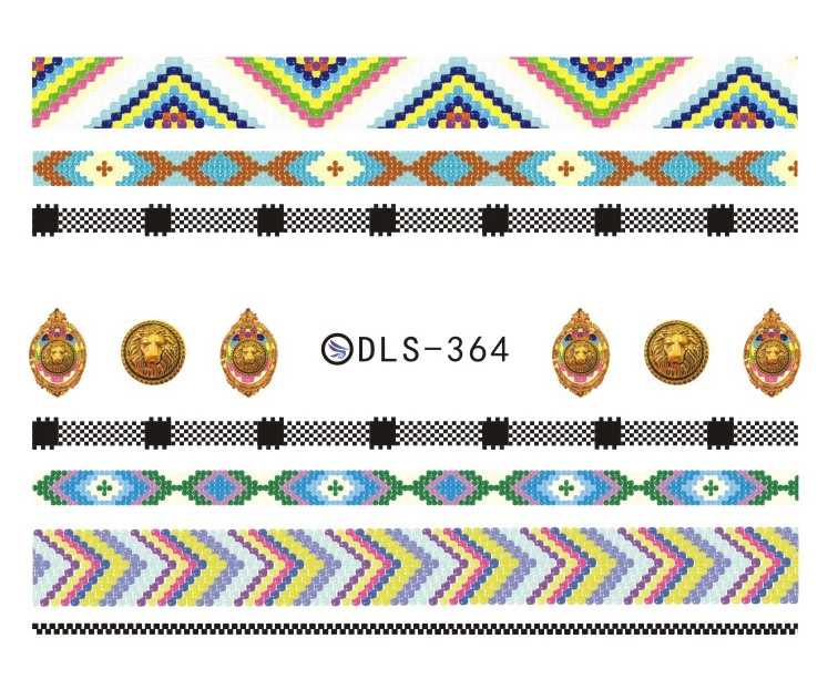 DLS361-402 модные ногти водяная фольга, ногти художественная наклейка Модные ногти мультфильм Harajuku Сейлор лунные стикеры озорные Ногти украшения - Цвет: DLS364