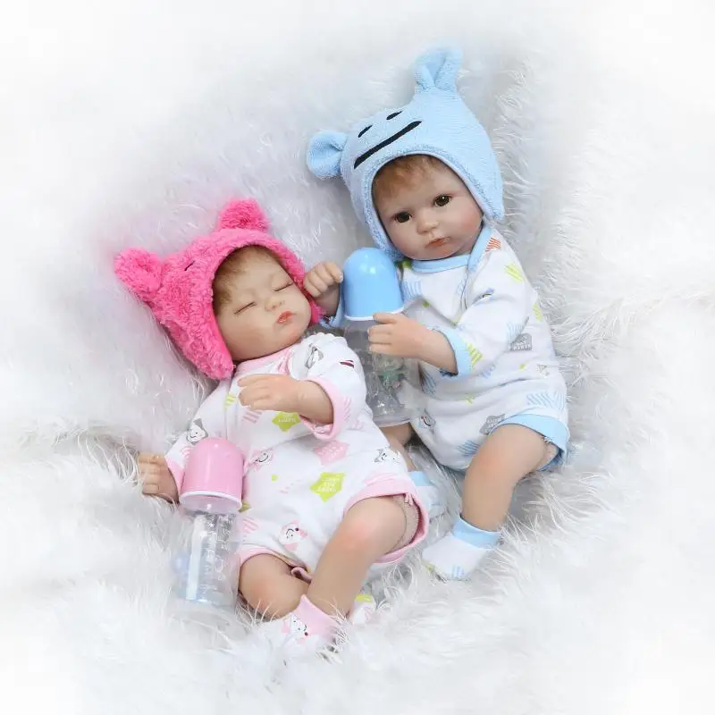 

Reborn dolls for baby toys 16"40cm soft silicone reborn baby dolls real newborn baby twin looking child bebe gift reborn boneca