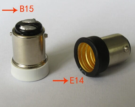 

100pcs BA15D B15 To E14 Lamp Holder Converter