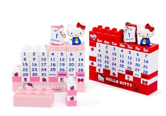 

(5 Pcs/Lot) 8 Cartoon Doraemon Bear Minion Whole Year Sliding Puzzle Separated Calendar Puzzle Gift Toy