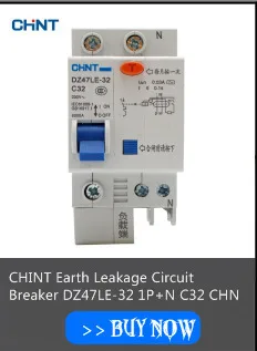 CHINT 32A прерыватель цепи при утечке на землю Elcb DZ47LE-32 3P N C32