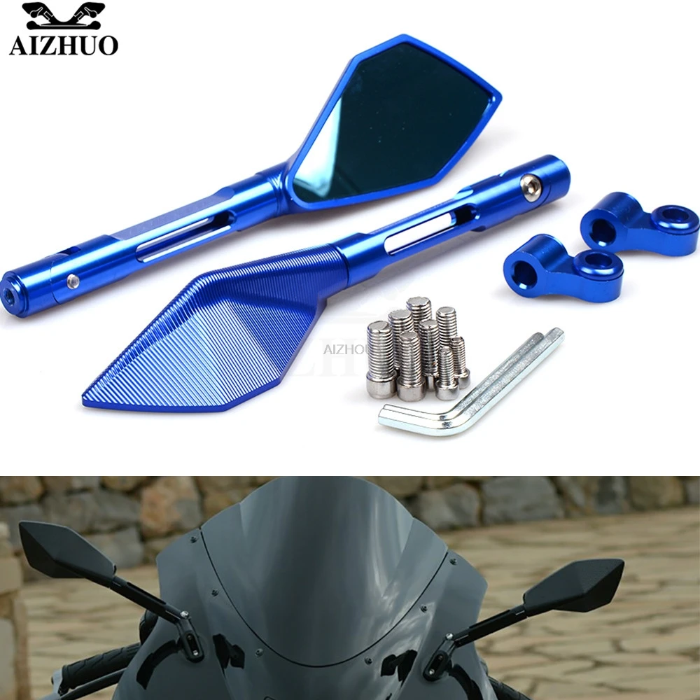 Motorcycle Rearview Rear View Side Mirrors For HONDA CB 599 CB 600 98 06 CBR 600
