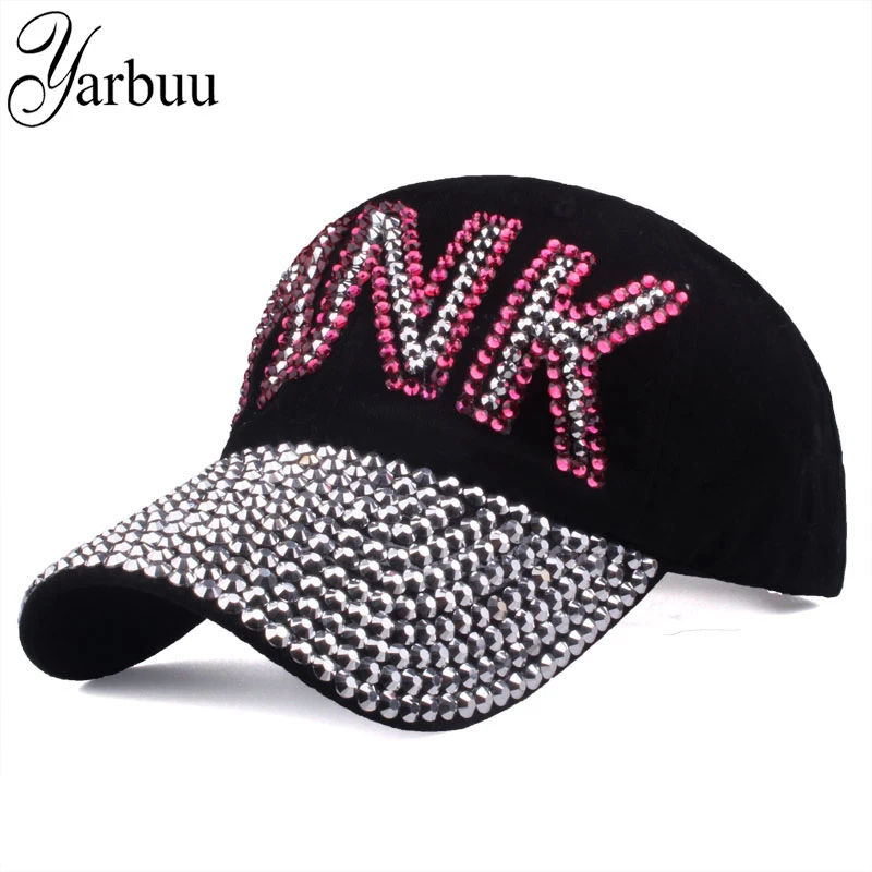 Rhinestone caps for ladies Clearance