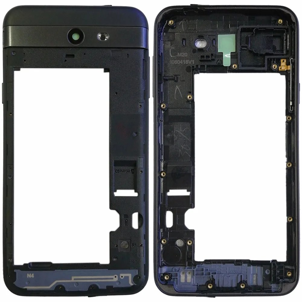 Задняя рамка корпуса для Samsung Galaxy J7 V J727V (Verizon)|Корпусы и рамки мобильных телефонов|