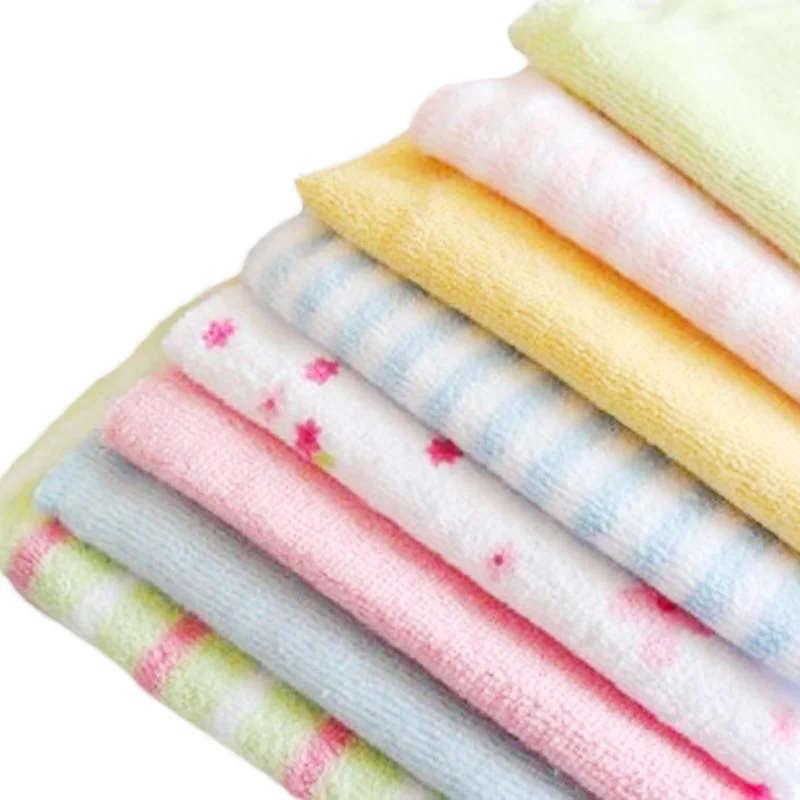8 шт. детское душевое полотенце для новорожденного мочалки салфетки для кормления ткань для душа новорожденного ткань Впитывающее мягкое полотенце для лица Уход за ребенком