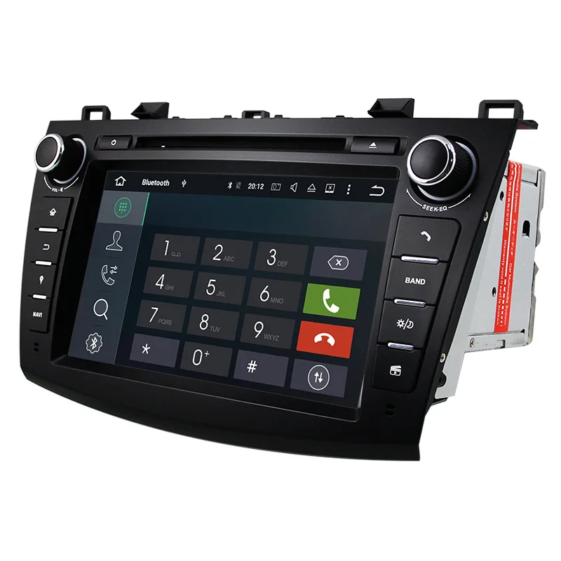 Flash Deal 8" 4G RAM Android 9.0 8 Core Car DVD Stereo For 2010 2011 2012 2013 MAZDA 3 car gps navigator radio tape recorder bluetooth wifi 3