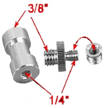 Foleto 3в1 штатив 1/" до 3/8" винт адаптер набор мужской женский для крепления вспышки монопод стенд вспышка светильник