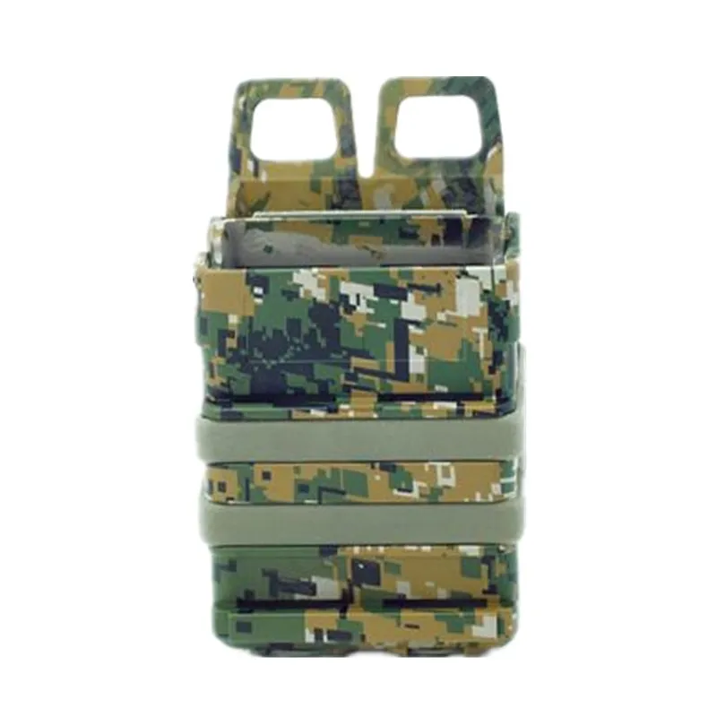Tactical magazine pouch Water Transfer FAST Magazine Holster Set FOR 5.56 A TACS CP ACU WOODLAND4 (2)