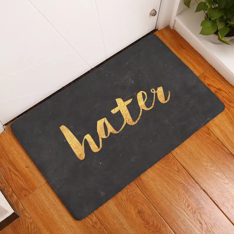 Wholesale Retro Word Diva Namaste Nope Living Room Door Mats Entry